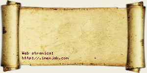 Hana Jugović vizit kartica